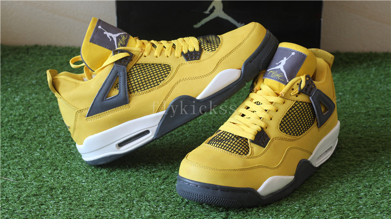 Authentic Air Jordan 4 Retro Lightning